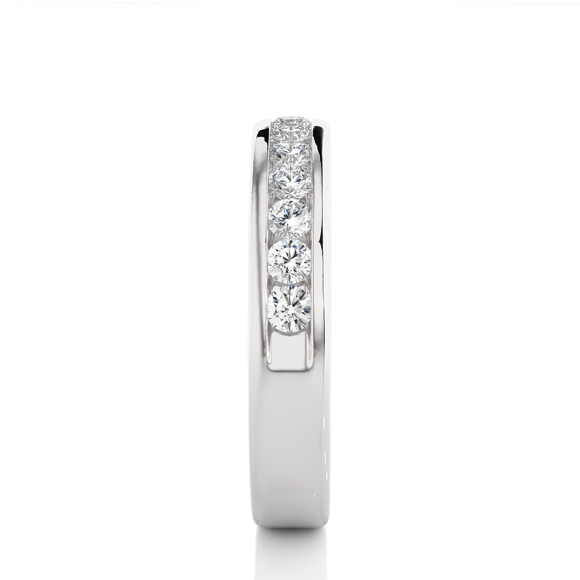 0.52 Carat IJ Color VS1 Clarity Diamond Studded Natural Diamond Ring.